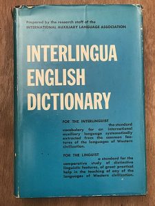 Interlingua-English-Dictionary, 2. Auflage, New York 1971